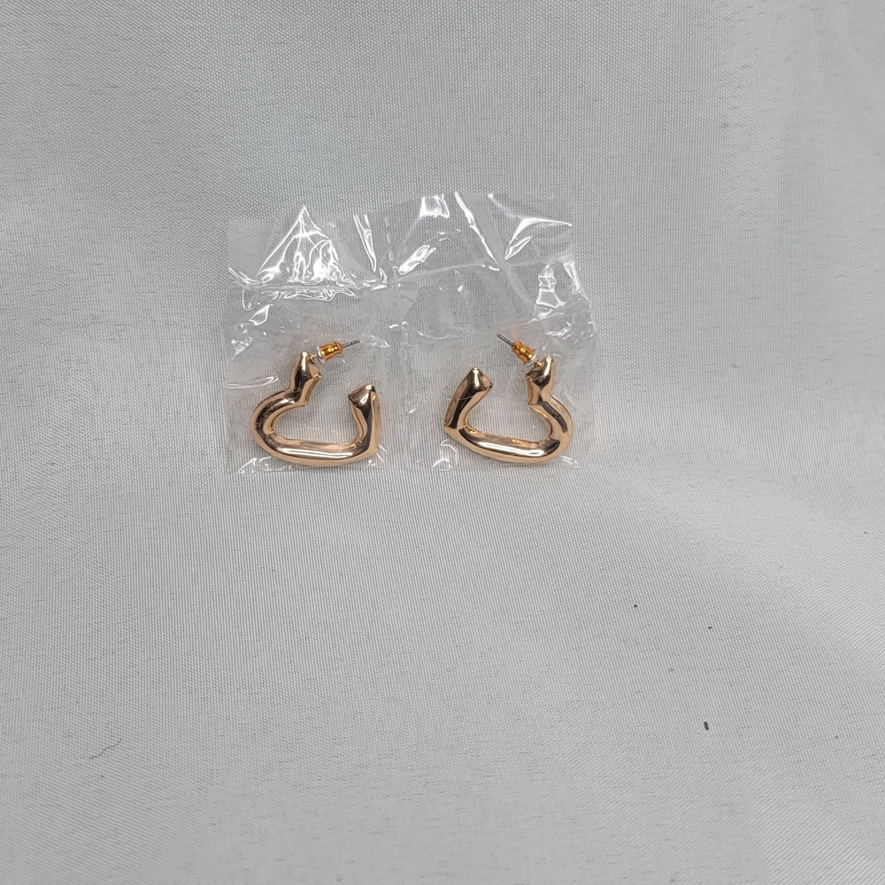 Avon Gold-Tone Hook Earrings